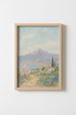 Pastel Landscape Wall Art Print | Living Room Decor | Dreamy Poster