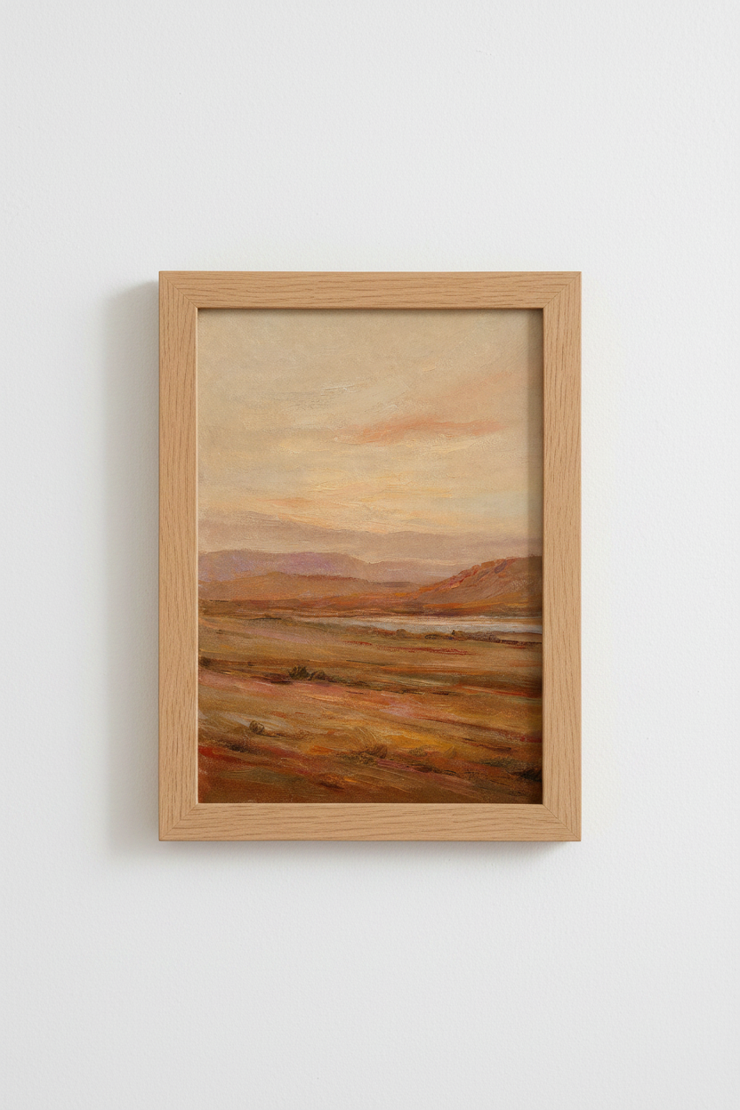 desert wall art | Sunset Vibes, Living Room Decor | Boho Poster