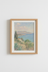 Coastal Wall Art | Impressionist Seascape, Pastel Hues | Living Room Decor