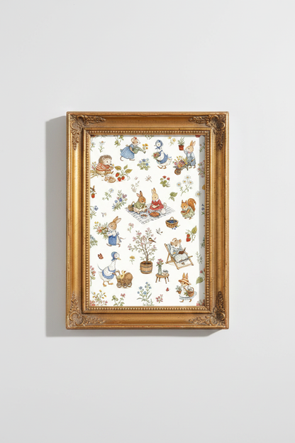 Woodland animals | Watercolor pastels, nursery decor