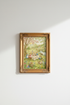 Pastel garden scene Wall Art Print | Living Room Decor | Soft watercolor Poster