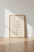 Dog Lover Wall Art | Wagging Tails Quote Poster | Neutral Nursery Decor