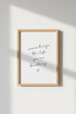 Romanticize Your Life Quote Wall Art | Minimalist Script Poster, Office Decor