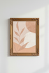 Peach botanical art | Abstract blush tones, Living Room Decor