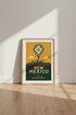 New Mexico Travel Poster | Zia Hot Air Balloon Wall Art, Southwestern Decor