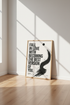 Minimalist Motivational Quote Wall Art | Bold Zen Typography, Office & Gym Decor