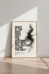 Motivational Typography Wall Art | Modern Minimalist Quotes, Home Office Decor