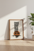 Soul On Fire Quote Wall Art | Retro Sunset Motivation Print, Home Office Decor