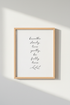 Breathe Slowly Quote Art | Minimalist Black & White Print, Bedroom Zen Decor