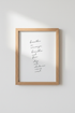 Breathe in Courage Quote Wall Art | Minimalist Script Poster | Home Office Decor
