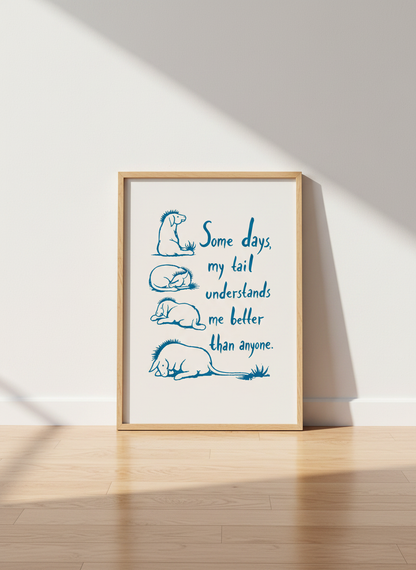 Eeyore Quote Wall Art Print | Child&