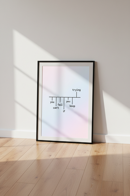 Inspirational Quote Wall Art | You Can&