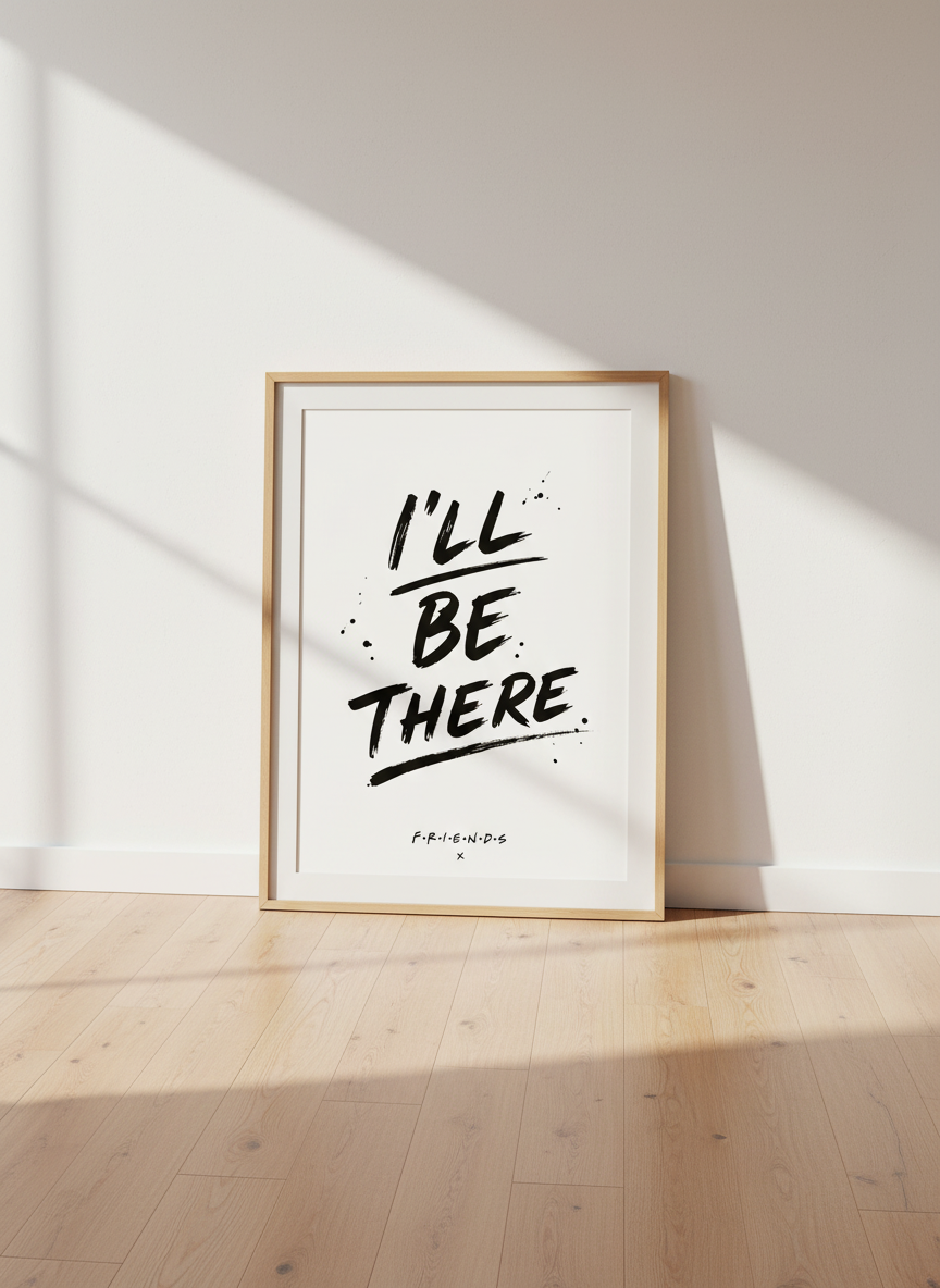 Friends TV Show Quote Wall Art | I&