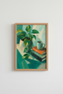 Botanical Wall Art Print | Living Room Decor | Modern Poster