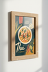 Thai Curry Food Wall Art | Colorful Kitchen Decor | Modern Painterly Poster