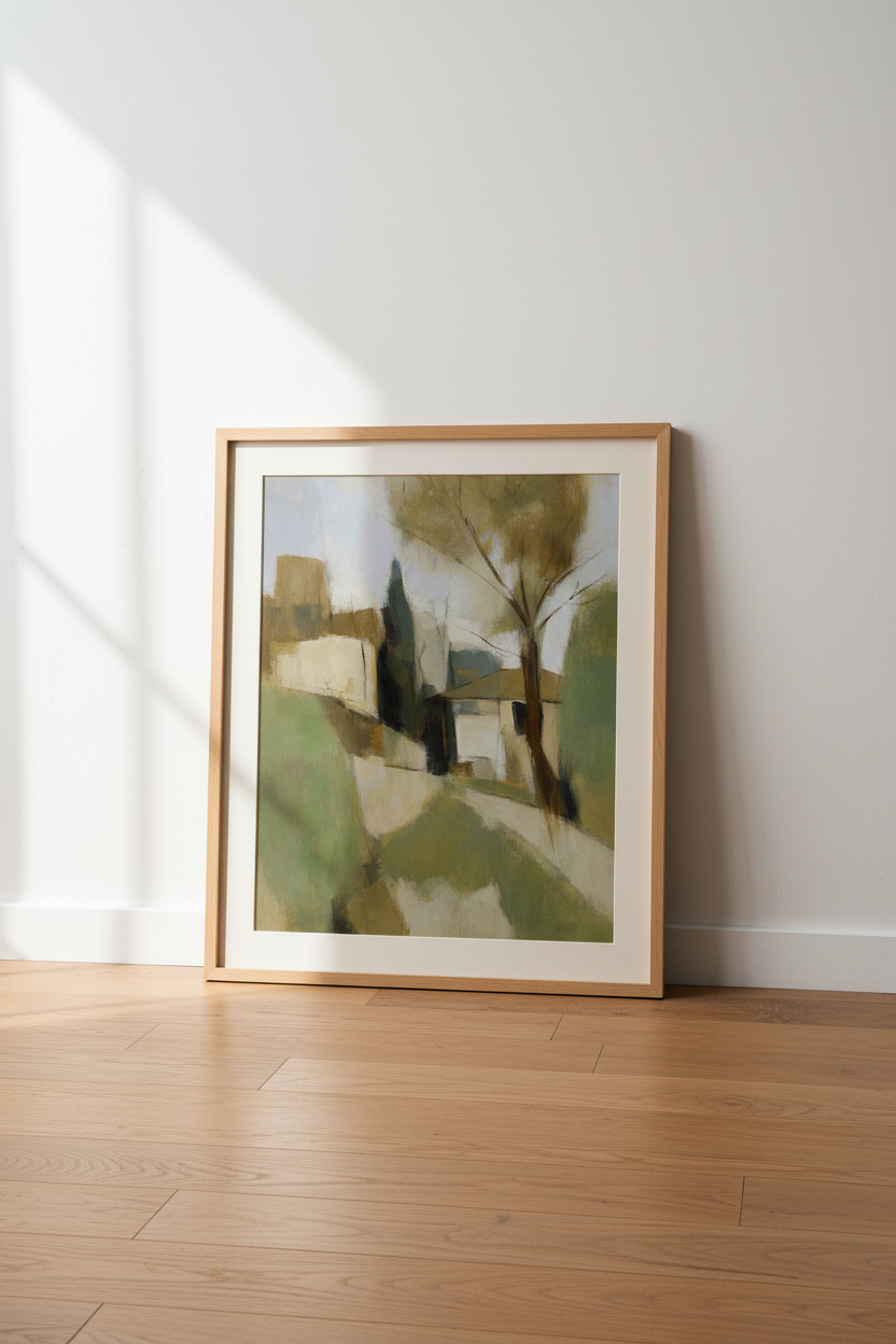 Abstract landscape Wall Art Print | Living Room Decor | Minimal Poster