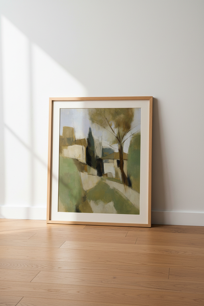 Abstract landscape Wall Art Print | Living Room Decor | Minimal Poster