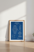 Nautilus Watch Blueprint Wall Art | Luxury Design Poster, Office Decor