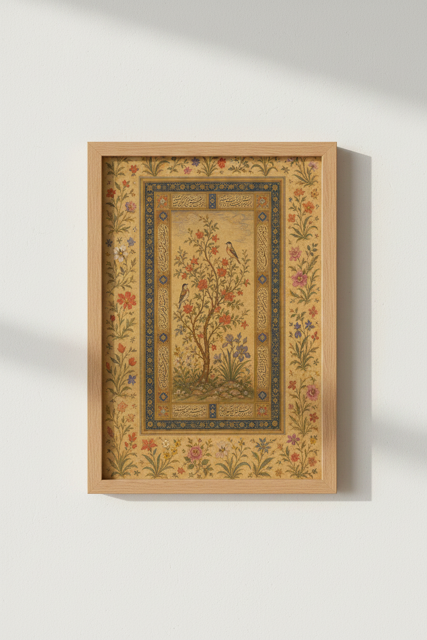 Vintage Botanical Poster Wall Art Print | Living Room Decor | Boho Poster