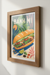 Banh Mi Vietnamese Street Food Art | Kitchen Dining Room Decor | Colorful Foodie Poster