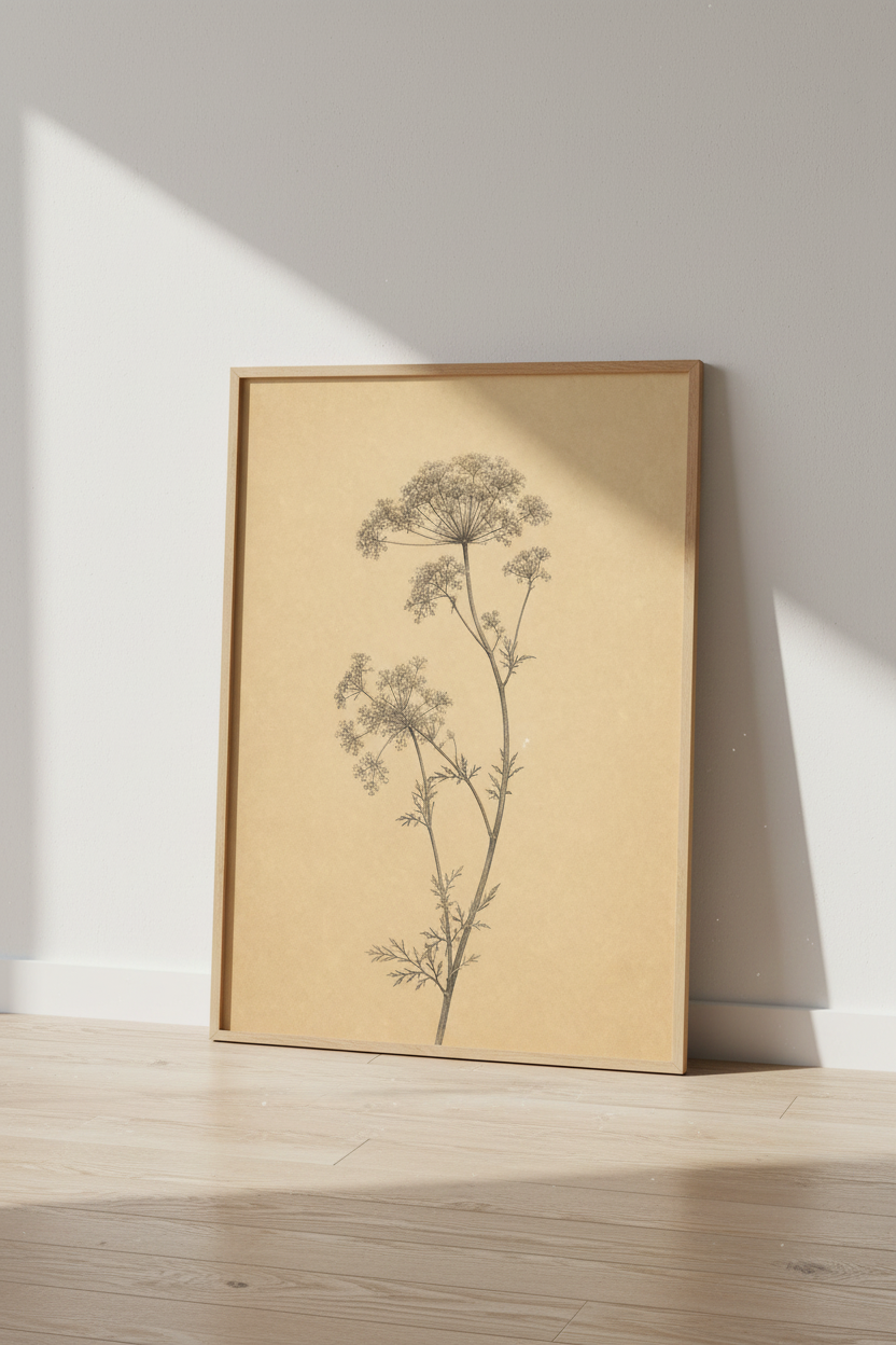 Vintage Botanical Wildflower Art | Queen Anne&