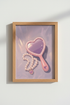 Coquette Pink Wall Art Print | Heart Mirror Aesthetic Poster | Soft Girl Room Decor