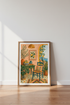 Mediterranean Lemon Villa Print | French Riviera Decor, Coastal Living Poster