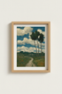 Pastel landscape Wall Art Print | Living Room Decor | Serene Poster