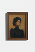 boho portrait Wall Art Print | Living Room Decor | Moody Poster