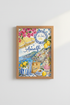 Amalfi Coast Positano Wall Art Print | Italy Travel Decor | Mediterranean Aesthetic Poster