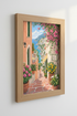 Italian Coast Landscape Art | Amalfi Positano Decor, Mediterranean Poster