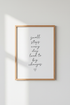 Small Steps Quote Wall Art | Minimalist Office Decor | Inspirational Script Poster