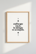 Spanish Quote Wall Art | Enfócate en ti Minimalist Poster, Home Office Decor