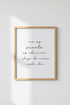Spanish Quote Wall Art Print | Minimalist Calligraphy | Office Decor Poster