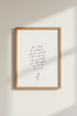 Outgrow Yourself Quote Wall Art Print | Minimalist Office Decor | Script Poster