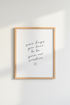 Sunshine Quote Wall Art | Minimalist Script Poster, Office Decor