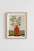 Abstract Botanical Wall Art Print | Living Room Decor | Modern Poster