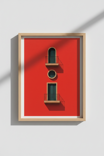 Abstract wall art | Living Room Decor | Modern Poster