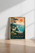 Cannon Beach Oregon Vintage Travel Poster | Coastal Wall Art, Retro Nature Print