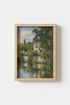 Pastel Landscape Wall Art Print | Living Room Decor | Serene Poster