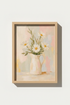 Pastel Daisy Wall Art Print | Living Room Decor | Soft Aesthetic Poster