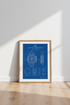 Horological Blueprint | Luxury Watch Technical Poster, Man Cave Wall Art Decor