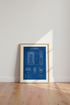 S.T. Dupont Lighter Blueprint Wall Art | Office Decor | Industrial Poster
