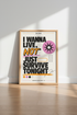 Sam Fender Lyric Wall Art | Indie Rock Typography Poster | Music Decor