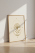 Celestial Ginkgo Leaf Wall Art | Gold Boho Botanical, Minimalist Home Decor