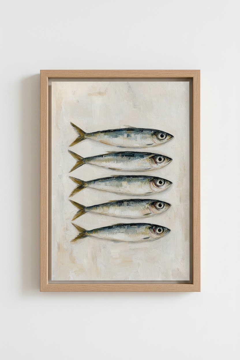 Fish Wall Art | Boho Coastal, Living Room Decor