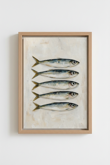 Fish Wall Art | Boho Coastal, Living Room Decor