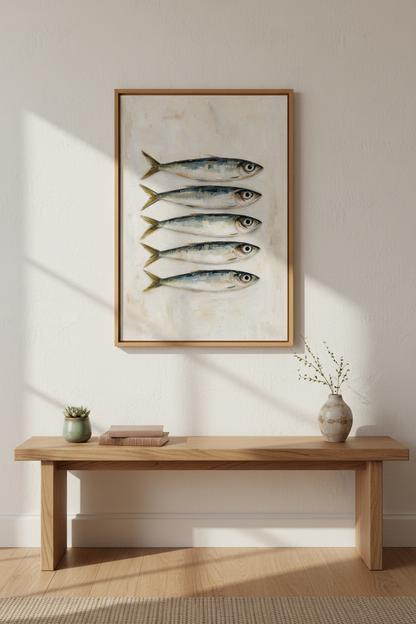 Fish Wall Art | Boho Coastal, Living Room Decor
