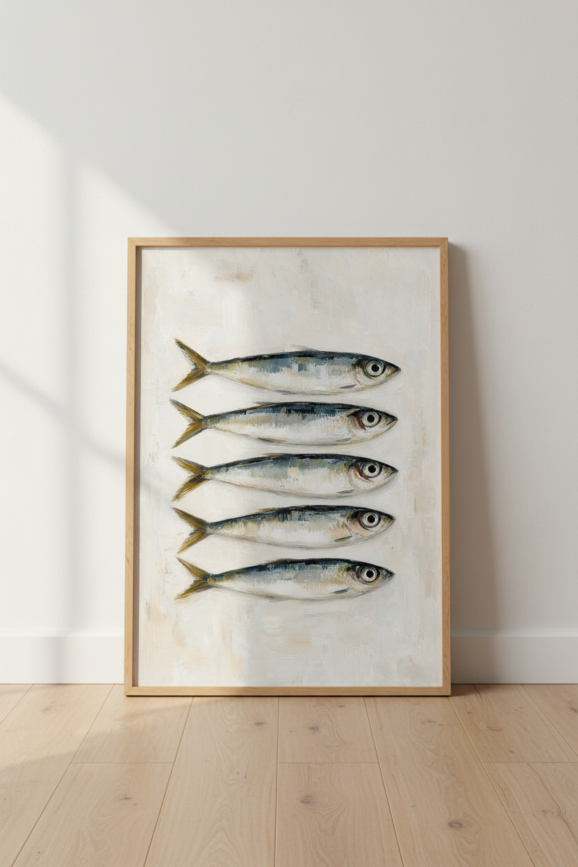 Fish Wall Art | Boho Coastal, Living Room Decor