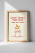 Botanical Wall Art Print | Minimalist Plant Decor | Cozy Poster